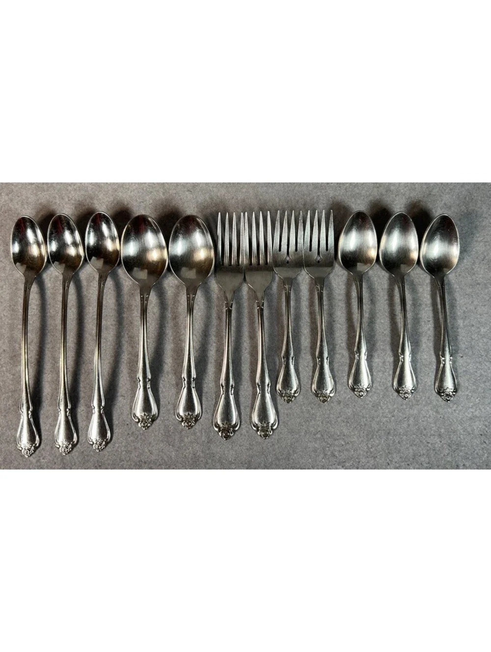 Oneida True Rose Mixed Spoons & Forks